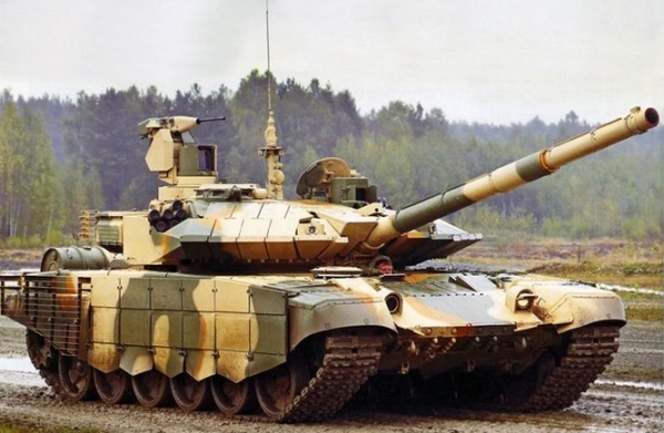 Танк Т-90СМ "Прорыв" с комплексом "Айнет"