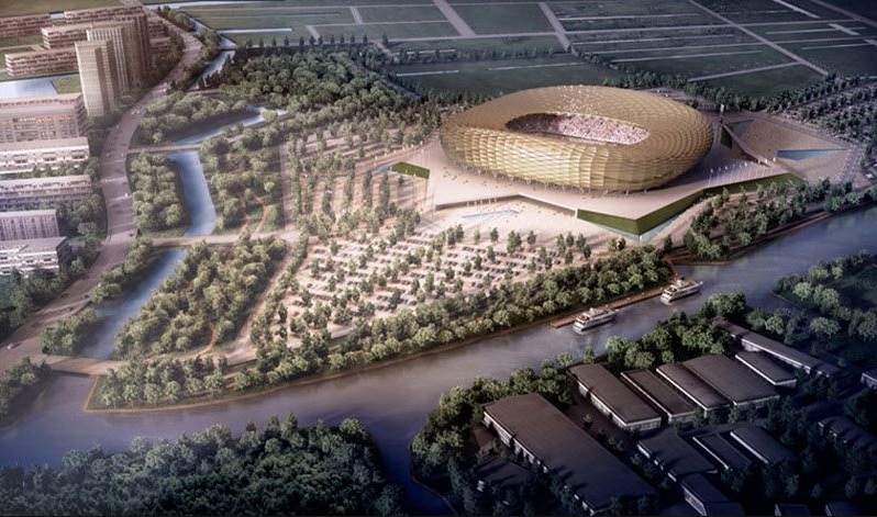 К строительству футбольного стадиона планируется привлекать местные компании